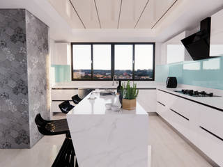 COCINA MODULAR, Arquydesign Arquydesign 빌트인 주방 마분지