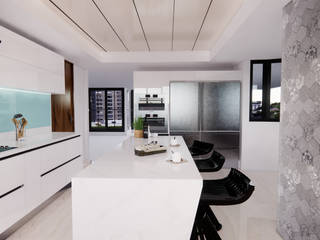 COCINA MODULAR, Arquydesign Arquydesign 빌트인 주방 마분지