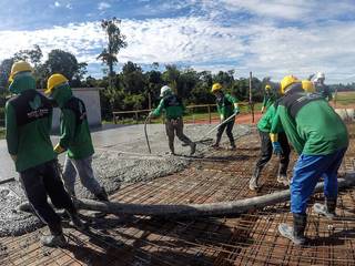 Construção de subestação da Belém Bio Energia, Verde Arquitetura e Engenharia Verde Arquitetura e Engenharia أرضيات