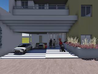 Residencial Mixto, BonomoArquitectura BonomoArquitectura Carport