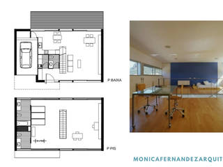 Proyecto Loft, monicafernandezarquitecta monicafernandezarquitecta Study/office