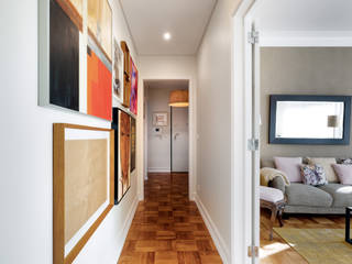 maria inês home style Pasillos, vestíbulos y escaleras mediterráneos