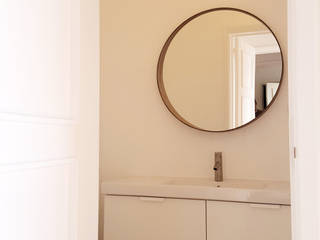 Remodelação Apartamento T3 | Alcântara, ARCHDESIGN LX ARCHDESIGN LX Eclectic style bathroom MDF White