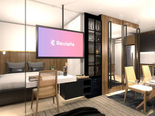 Apartamento compacto, Revisite Revisite Modern living room