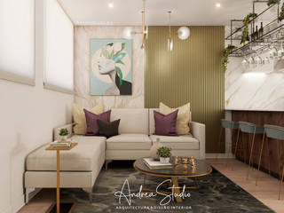 PROYECTO SURCO, Andrea Studio Andrea Studio Salas modernas