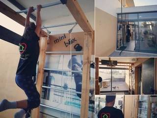 Desafio: Transformação de telheiro em ginásio de crossfit., Home 'N Joy Remodelações Home 'N Joy Remodelações Спортзал