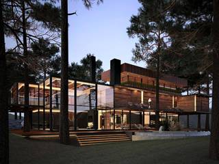 Casa de campo Tapalpa, V&B Arquitectos V&B Arquitectos 房子