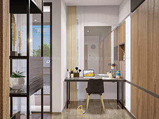 RYS House - Bapak Aris - Jakarta Timur, Rancang Reka Ruang Rancang Reka Ruang Phòng ngủ phong cách công nghiệp