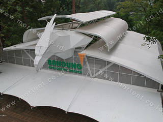 Project Membrane Canopy Bandung Zoological Garden , Mortent Mortent Espacios comerciales Plástico