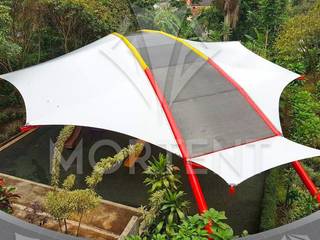 Proyek Canopy Membrane Stamford International School Bandung, Mortent Mortent Antejardines Plástico