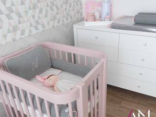 Dormitório Bebê, Aline Menin Arquitetura Aline Menin Arquitetura Baby room