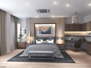 Termnature, Modernize Design + Turnkey Modernize Design + Turnkey Modern style bedroom Wood Wood effect