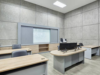Charoenchai Lab Control, Modernize Design + Turnkey Modernize Design + Turnkey Phòng học/văn phòng phong cách hiện đại Gỗ Wood effect