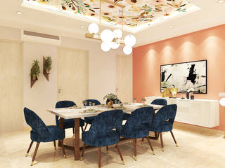 Luxury Apartment at DLF The Crest, The Workroom The Workroom Dining room