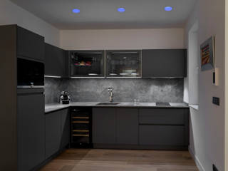 PROYECTO ILUMINACIÓN VIVIENDA, YOLANDA GUTIERREZ ESTUDIO DE ILUMINACIÓN YOLANDA GUTIERREZ ESTUDIO DE ILUMINACIÓN Modern style kitchen