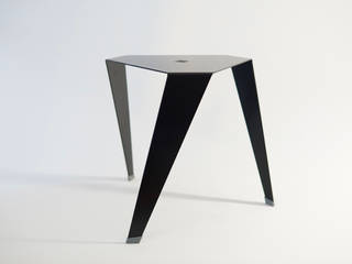 Beistelltisch "spacetable small" aus pulverbeschichtetem Aluminium , Max Volk Design Max Volk Design 客廳 鋁箔/鋅