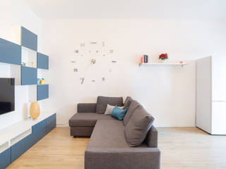 Ristrutturazione appartamento di 45 mq a Sesto San Giovanni, Facile Ristrutturare Facile Ristrutturare Living room