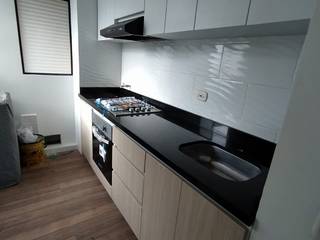 REMODELACION COCINA MADELENA (BOGOTÁ), Plano 13 Plano 13 Bếp nhỏ Ván