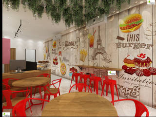 Bakery Outlet Interior Work, Monoceros Interarch Solutions Monoceros Interarch Solutions Commercial spaces