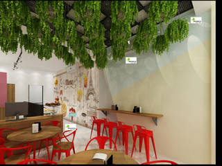 Bakery Outlet Interior Work, Monoceros Interarch Solutions Monoceros Interarch Solutions Gewerbeflächen Geschäftsräume & Stores