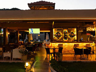 İda Hotel & Rest. Bar Bahçe Tasarımı, ARINUYGUR MİMARLIK ARINUYGUR MİMARLIK Bedrijfsruimten Hout Hout