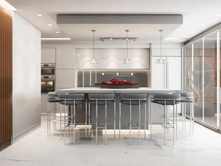 Proyecto SCP, Diaf design Diaf design Built-in kitchens Marble