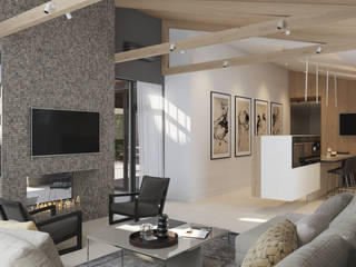 Метаморфоза, Astar project Astar project Minimalist living room