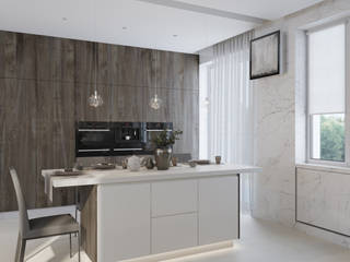 Море рядом(кухня), Astar project Astar project Minimalist kitchen