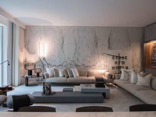 Salas de estar modernas por Atelier Renata Santos Machado Moderno