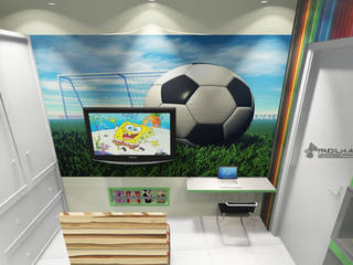 Apartamento de Cobertura Hitalli e Eron - Parte Interna, Padilha Arquitetura e Urbanismo Padilha Arquitetura e Urbanismo Nursery/kid’s room