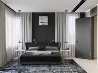 Море рядом(спальня), Astar project Astar project Minimalist bedroom