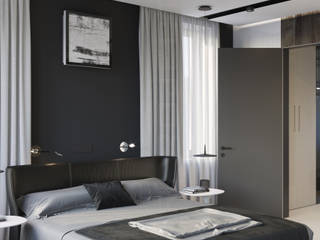 Море рядом(спальня), Astar project Astar project Minimalist bedroom