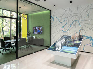 ОФИС ПРОДАЖ ДЛЯ ЖК «RIVER SKY», ООО "Студио-ТА" ООО 'Студио-ТА' Commercial spaces Multicolored