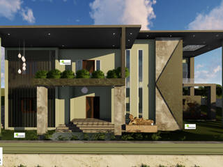 Bungalow architecture design and planning , Monoceros Interarch Solutions Monoceros Interarch Solutions Bungalows