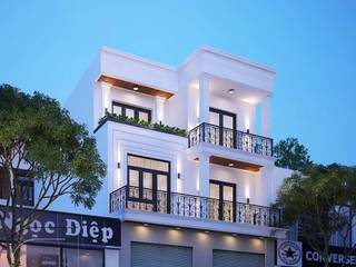 Thiết kế thi công cải tạo nhà phố hiện đại 3 tầng đẹp 8x15m, NEOHouse NEOHouse