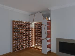 Garrafeira branca, Volo Vinis Volo Vinis Modern wine cellar MDF