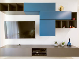 A casa di Alessandro, Abitativo® Abitativo® Ruang keluarga: Ide desain interior, inspirasi & gambar