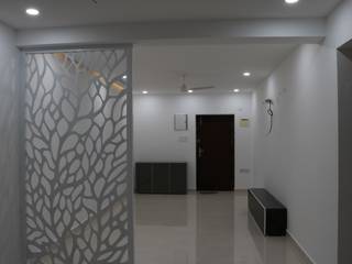 Mr Naveen - BRC INFRA PROJECT - 3BHK - MANIKONDA , Enrich Interiors & Decors Enrich Interiors & Decors Modern living room Grey