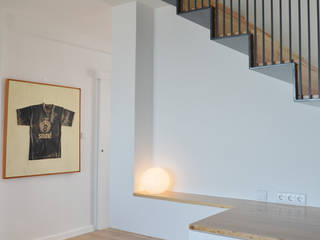 Remodelação Moradia Unifamiliar - Baleal, we shape we shape Scandinavian style living room