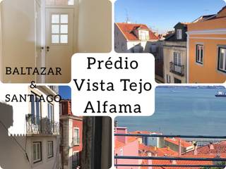 Building in Alfama with river view , BALTAZAR & SANTIAGO BALTAZAR & SANTIAGO Classic style houses