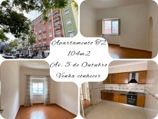 Apartment T2 104 m2 Av. 5 de Outubro , BALTAZAR & SANTIAGO BALTAZAR & SANTIAGO Classic style houses