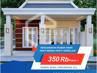 Jasa Arsitek Yogyakarta | Jasa Desain Rumah Yogyakarta | Jasa Desain Interior Yogyakarta | Kota jogja/Yogyakarta | Jasa kontraktor Yogyakarta, ARSITEK SOSIAL DESIGN ARSITEK SOSIAL DESIGN Asian style doors Bamboo Green