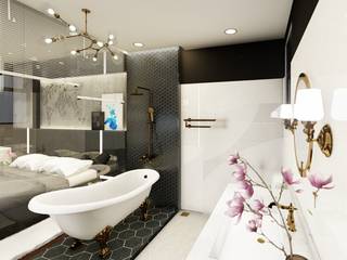 NHÀ ANH THỊNH/ THINH'S HOUSE, Công ty TNHH Thiết Kế Xây Dựng Xanh Hoàng Long Công ty TNHH Thiết Kế Xây Dựng Xanh Hoàng Long Asian style bathroom Granite