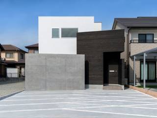 姫路市飾磨区の家, 中村建築研究室 エヌラボ（n-lab） 中村建築研究室 エヌラボ（n-lab） 木造住宅 木 白色