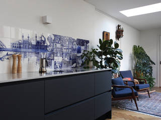 fata morgana , José den Hartog José den Hartog Eclectic style living room Tiles Blue