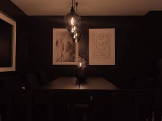 Stylish Open plan living room, London, STAAC STAAC Modern dining room Wood Black