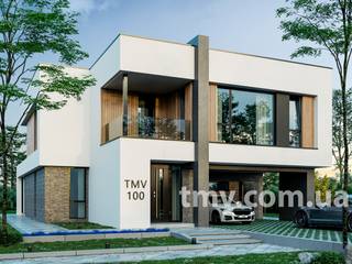 Стильный двухэтажный дом с плоской крышей TMV 100, TMV Homes TMV Homes