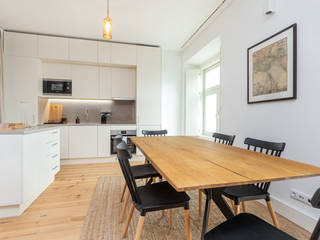 Fotorreportagem de Apartamento em Lisboa, HOUSE PHOTO HOUSE PHOTO Modern dining room