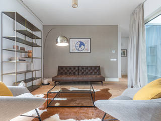 Fotorreportagem de Apartamento em Lisboa, HOUSE PHOTO HOUSE PHOTO Moderne woonkamers