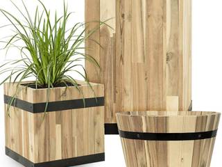 Hochwertige Pflanzkübel aus Holz, Pflanzwerk Pflanzwerk Rustic style garden Wood Wood effect